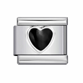 RHINESTONE HEART CHARM