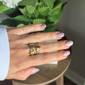 TWIN STAR RING