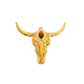 GOLD HORN CHARM
