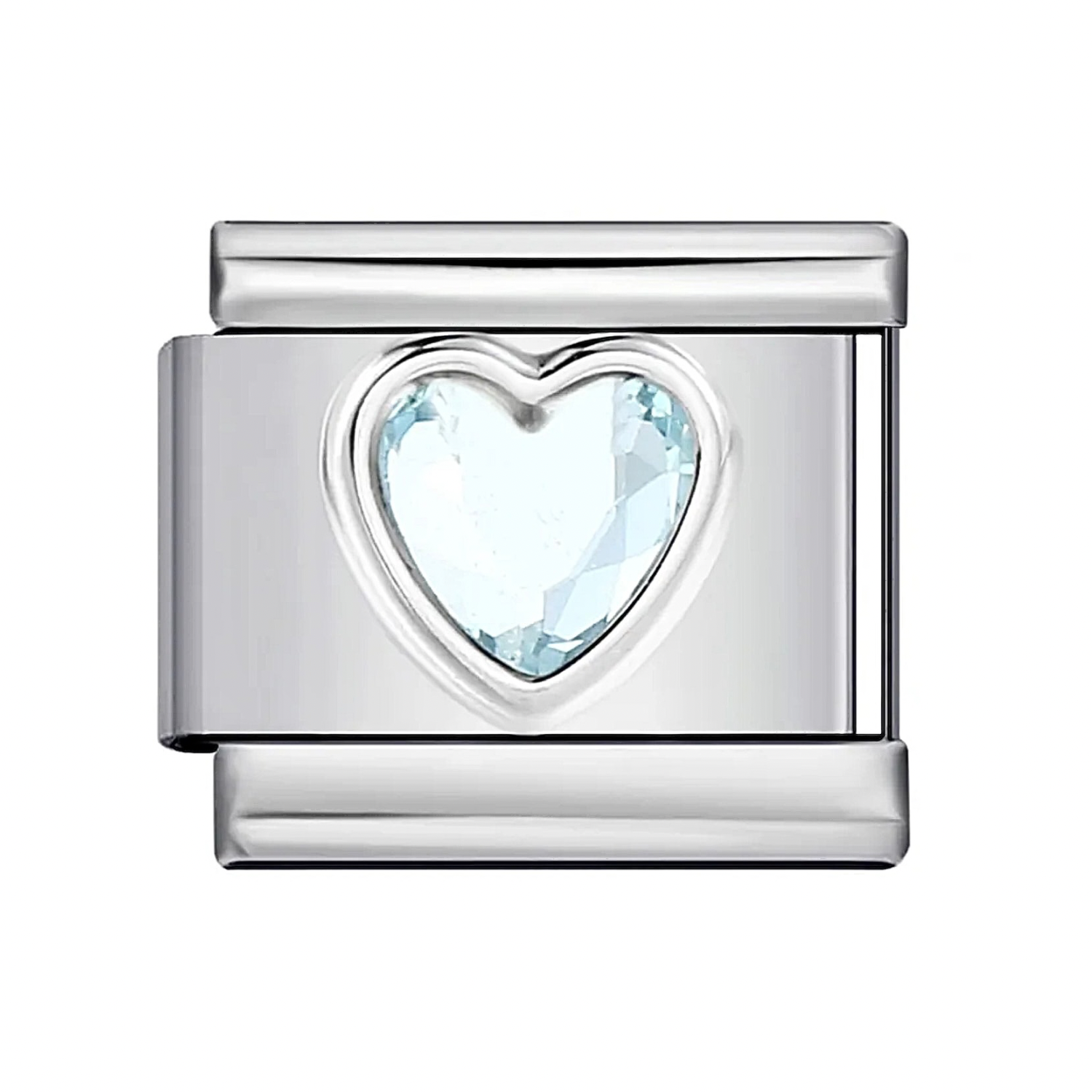 RHINESTONE HEART CHARM