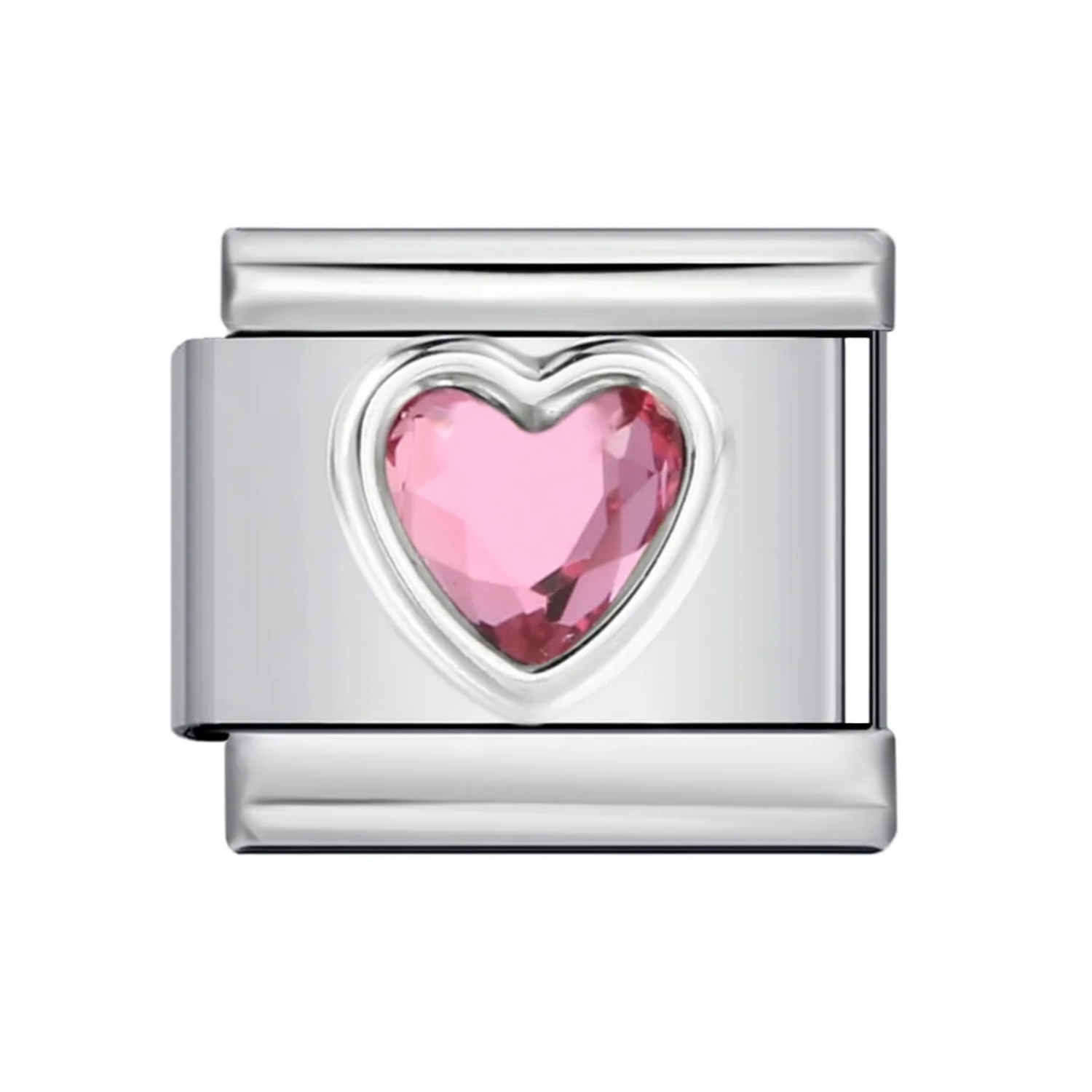 RHINESTONE HEART CHARM