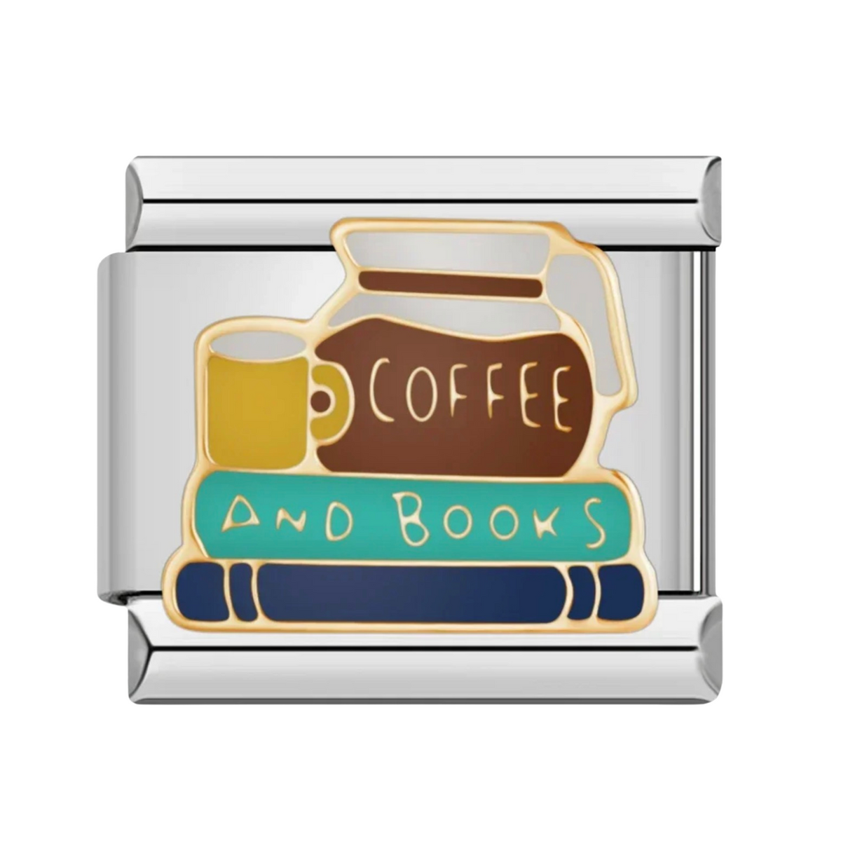 COFFEE & BOOKS CHARM