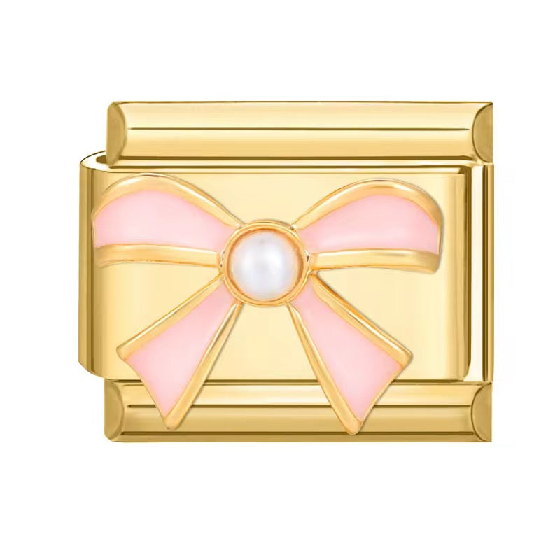 PINK BOW CHARM